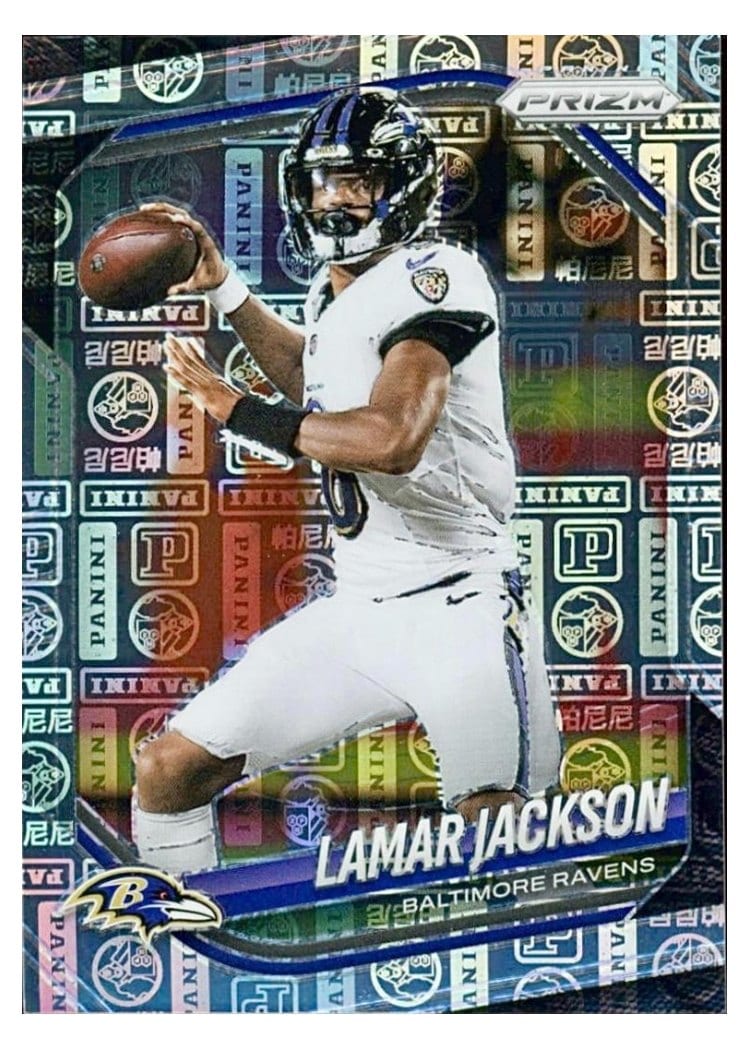 2025 Panini Prizm Base Set Lamar Jackson #78 card