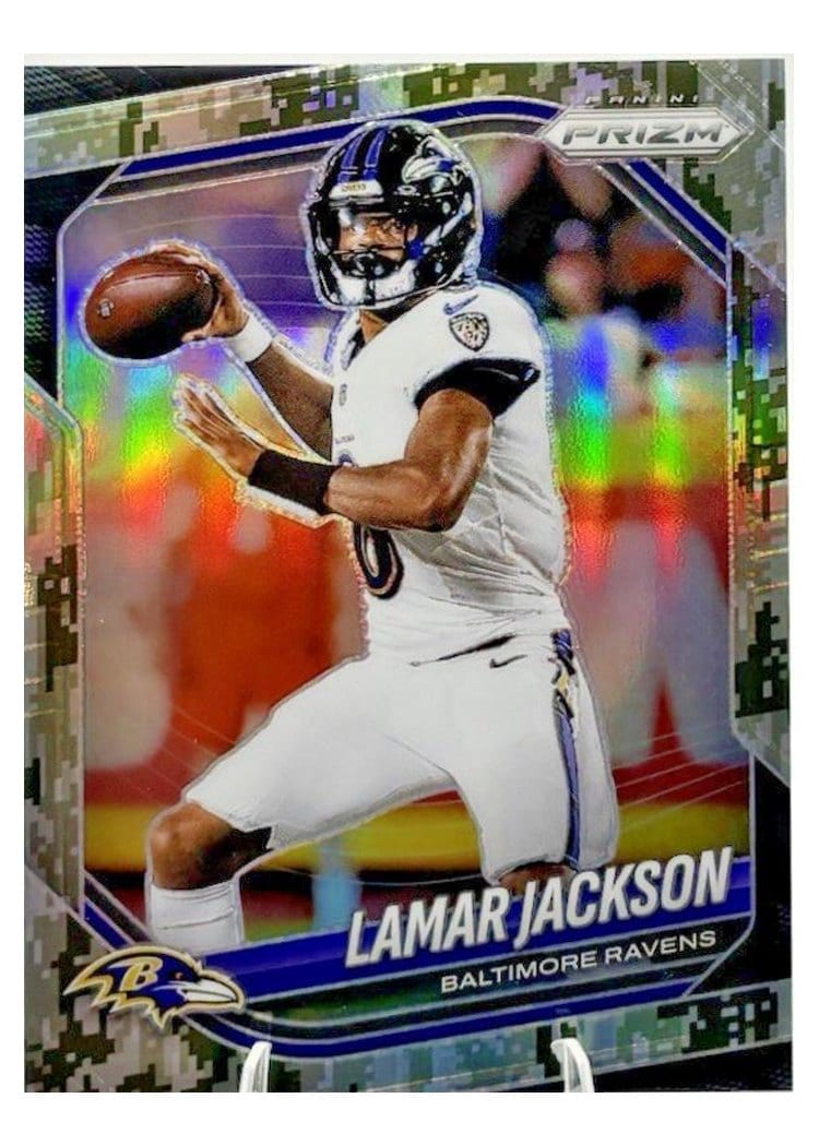 2025 Panini Prizm Base Set Lamar Jackson #78 card
