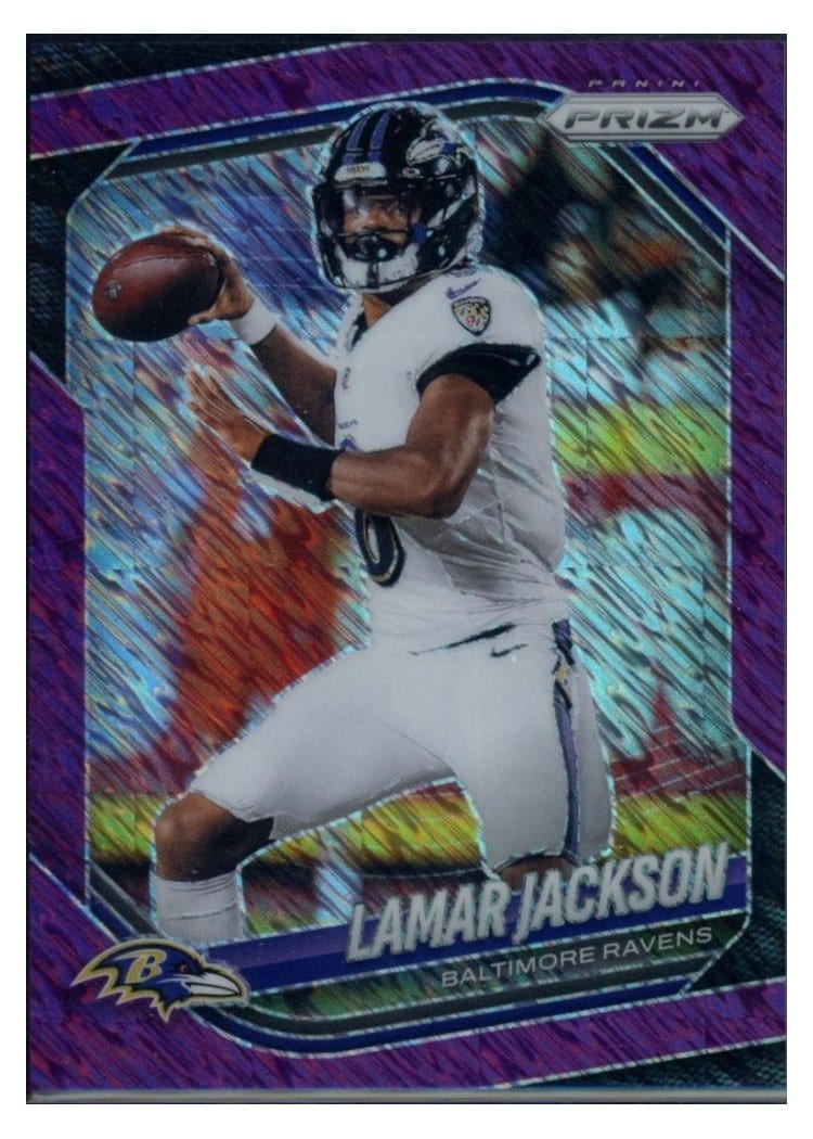 2025 Panini Prizm Base Set Lamar Jackson #78 card