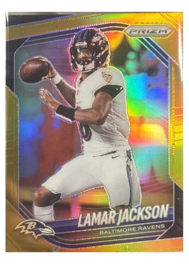 2025 Panini Prizm Base Set Lamar Jackson #78 card