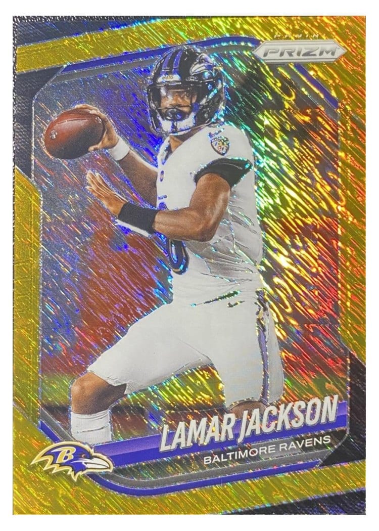 2025 Panini Prizm Base Set Lamar Jackson #78 card