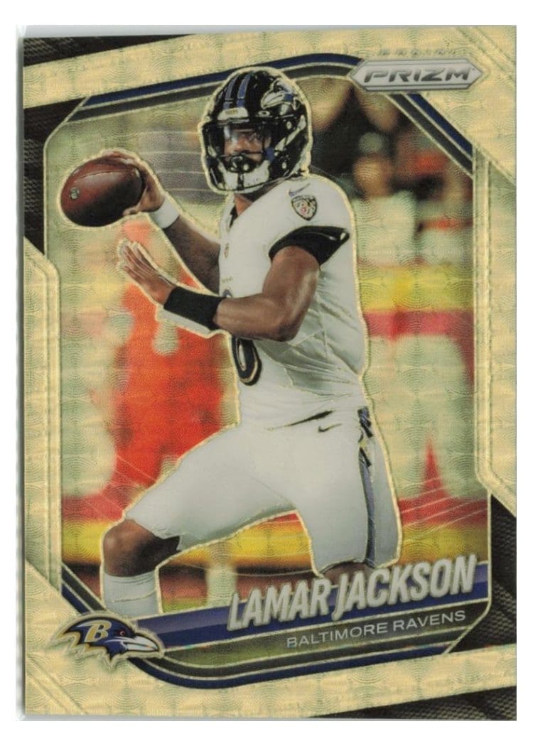 2025 Panini Prizm Base Set Lamar Jackson #78 card