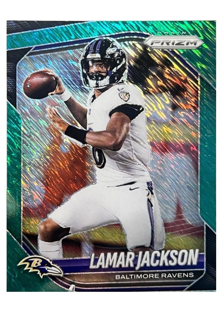 2025 Panini Prizm Base Set Lamar Jackson #78 card