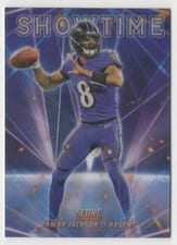 2025 Score Showtime Lamar Jackson #12 card