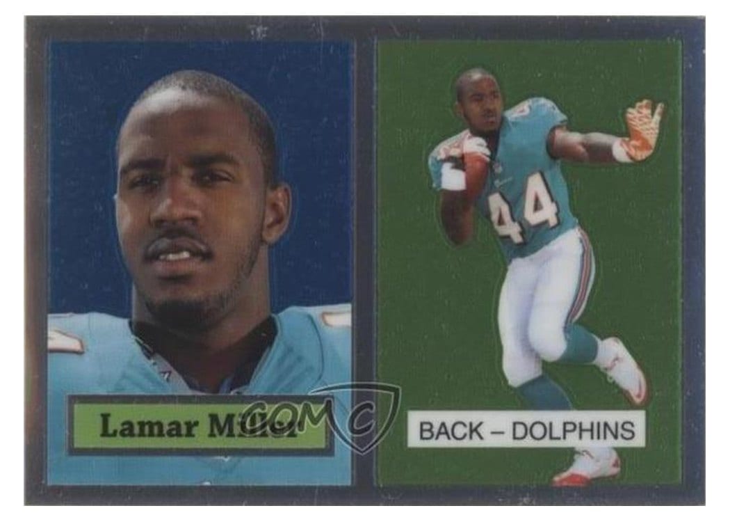 2012 Topps Chrome 1957 Inserts Lamar Miller #23 card