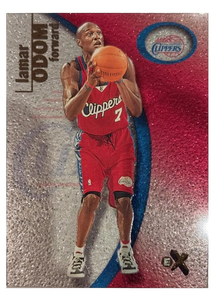 2000 Fleer E-X Lamar Odom #36 card