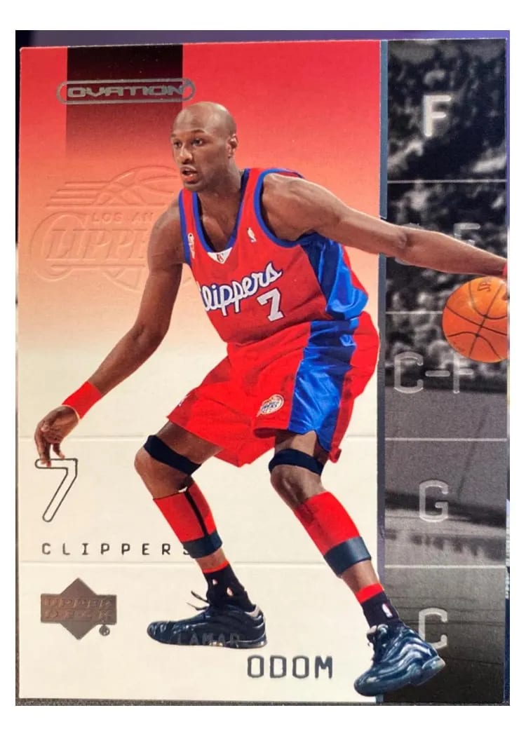 2002 Upper Deck Ovation Lamar Odom #34 card