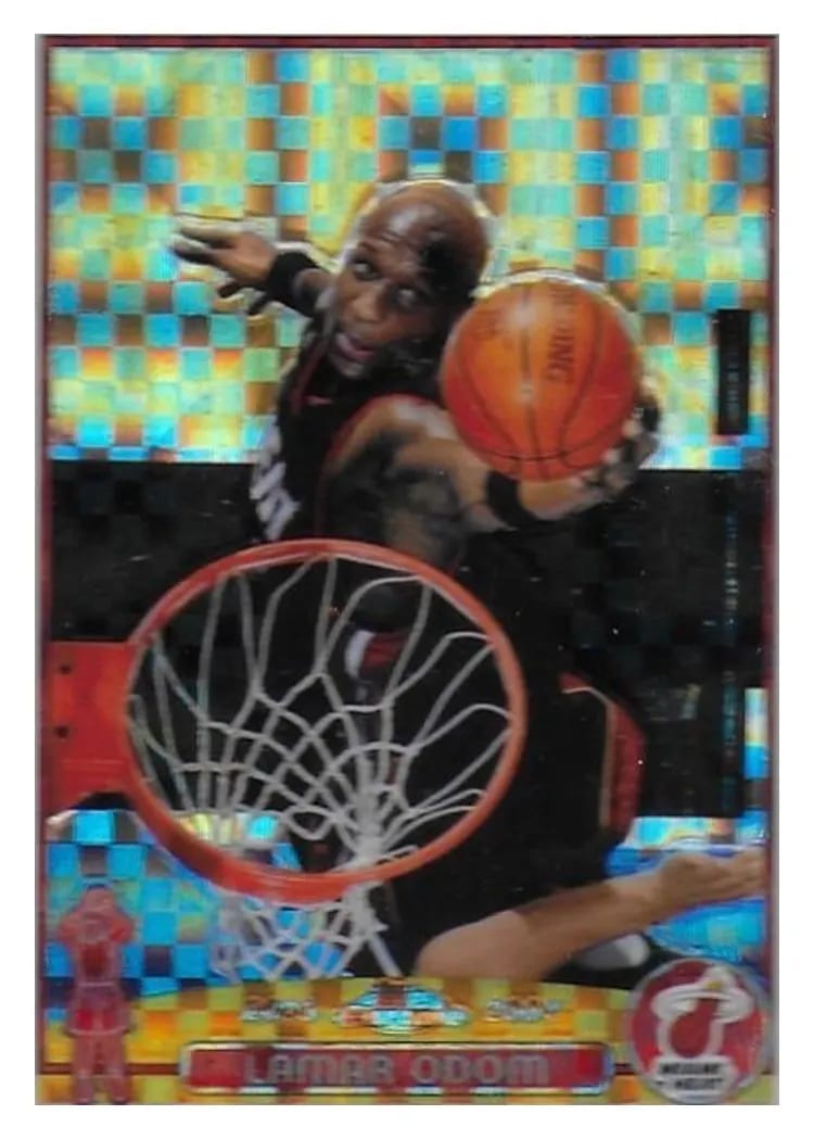 2003 Topps Chrome Lamar Odom #98 card