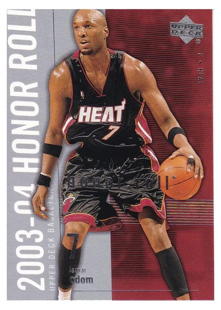 2003 Upper Deck Honor Roll Lamar Odom card
