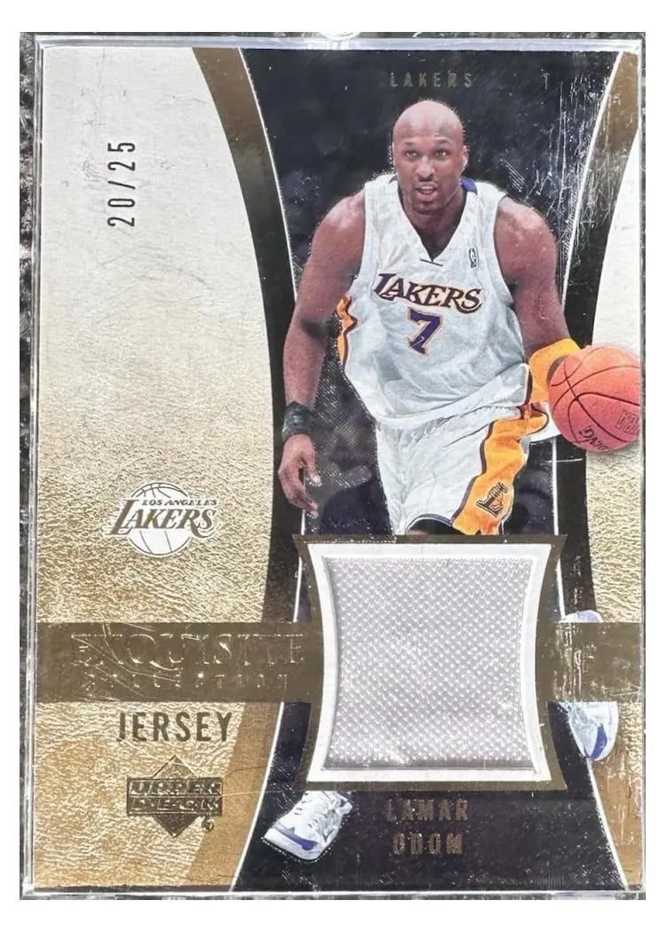 2004 Upper Deck Exquisite Collection Lamar Odom #17 card