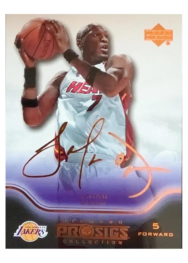 2004 Upper Deck Pro Sigs Lamar Odom #39 card