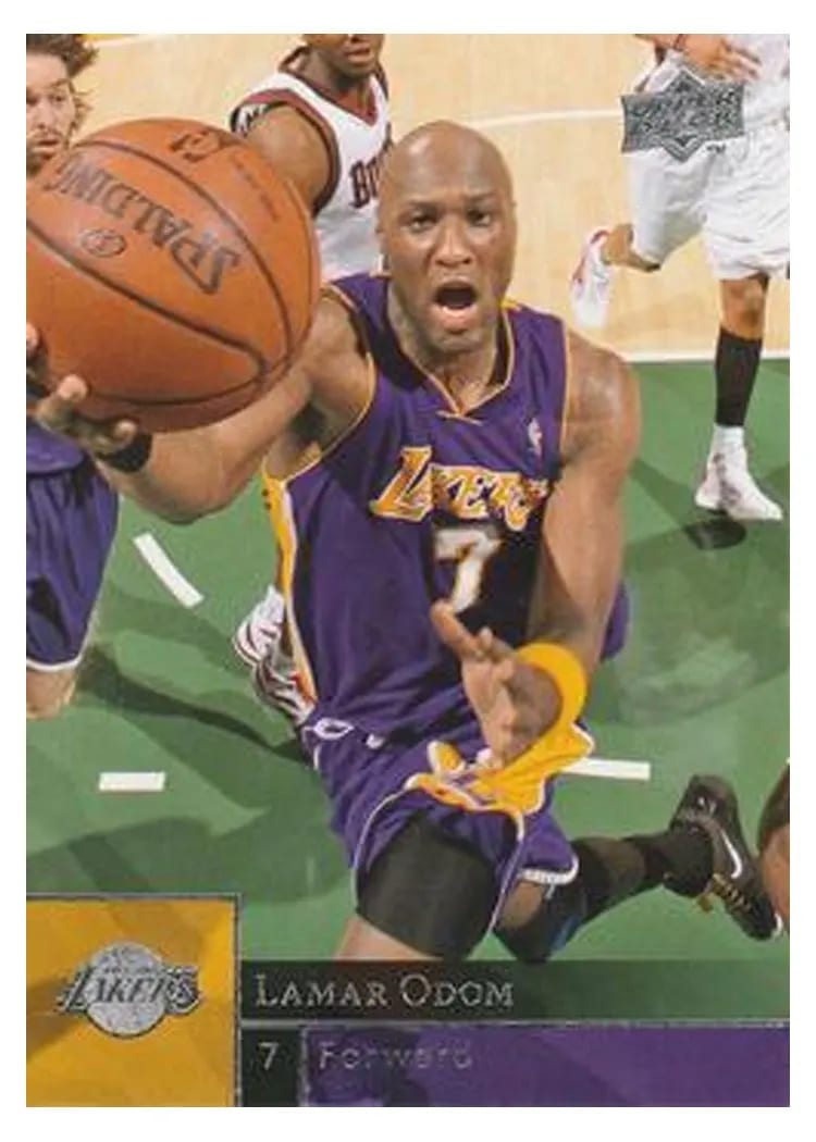 2009 Upper Deck Lamar Odom #81 card