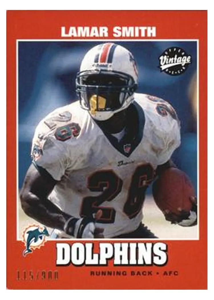 2000 Upper Deck Vintage Preview Lamar Smith #65 card