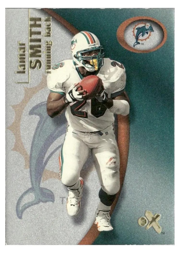 2001 Fleer E X Lamar Smith #24 card