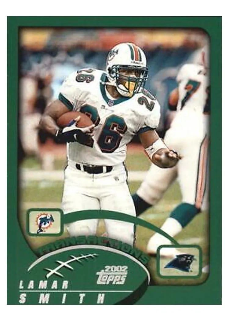 2002 Topps Lamar Smith #25 card