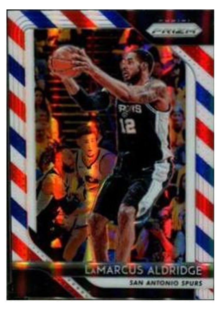 2018-19 Panini Prizm Base Set LaMarcus Aldridge #291 card