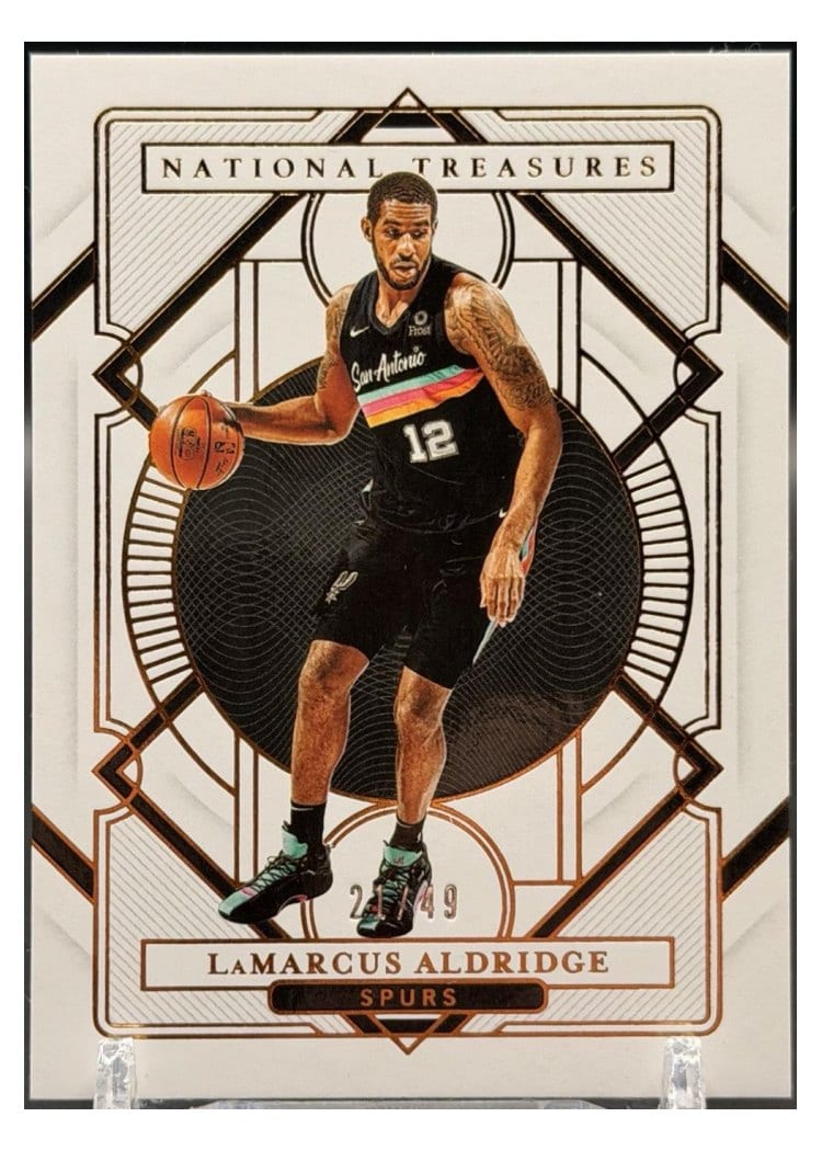 2020-21 Panini National Treasures Base Set LaMarcus Aldridge #46 card
