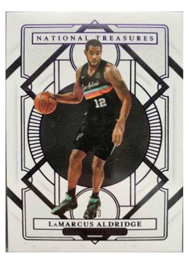 2020-21 Panini National Treasures Base Set LaMarcus Aldridge #46 card