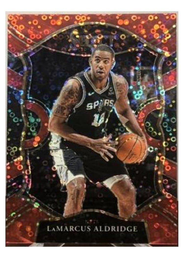 2020-21 Panini Select Base Set LaMarcus Aldridge Red Disco Prizm #49 card