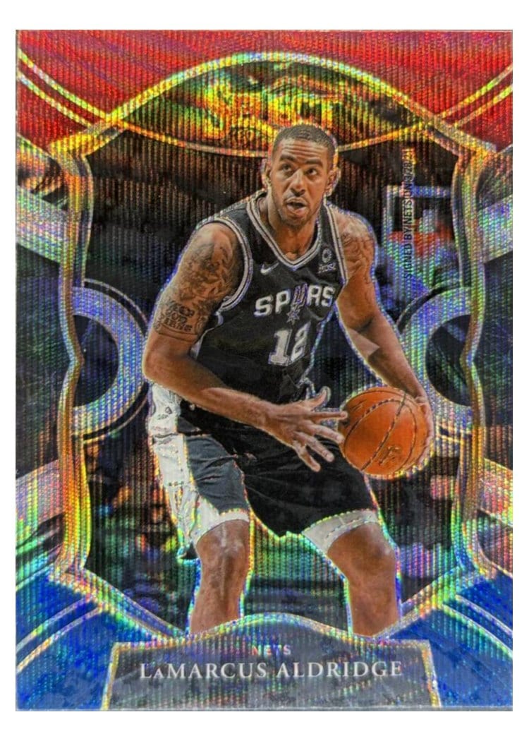 2020-21 Panini Select Base Set LaMarcus Aldridge Tri Color Prizm #49 card