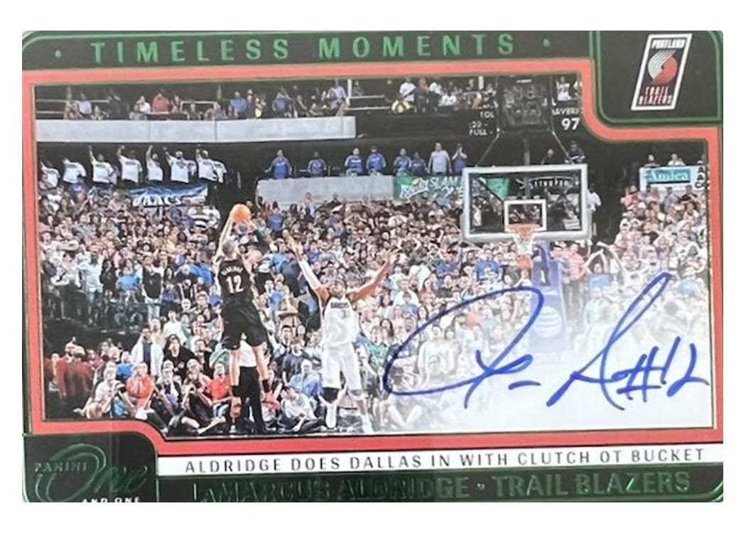 2024-25 Panini One and One Timeless Moments Autographs Set LaMarcus Aldridge #27 card