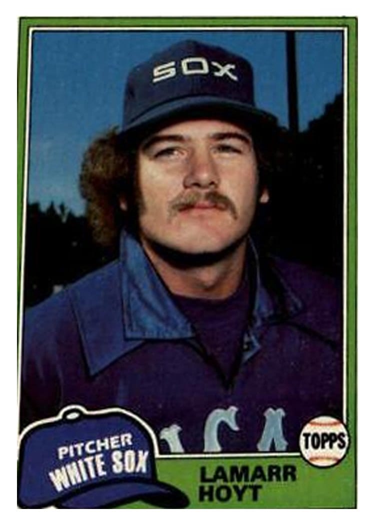 1981 Topps LaMarr Hoyt #164 card