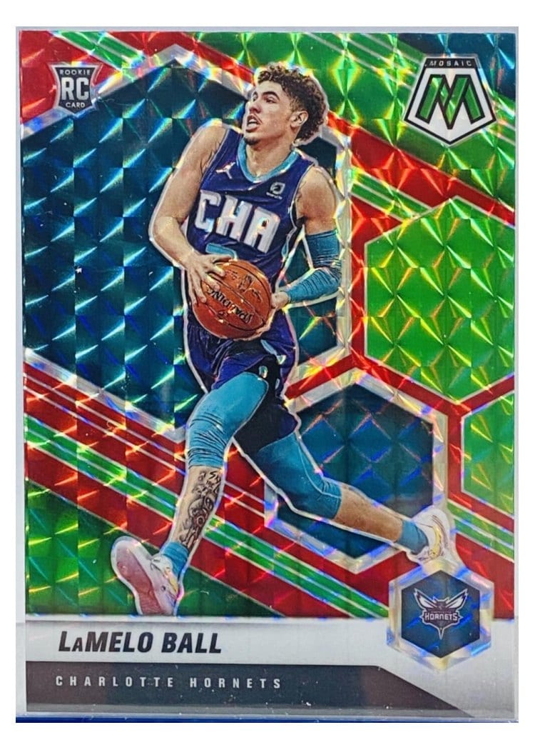 2020 Panini Mosaic LaMelo Ball #202 card