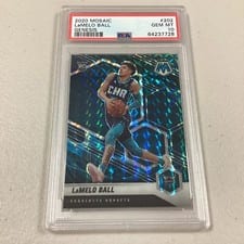 2020 Panini Mosaic LaMelo Ball #202 card