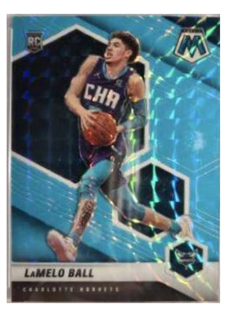 2020 Panini Mosaic LaMelo Ball #202 card