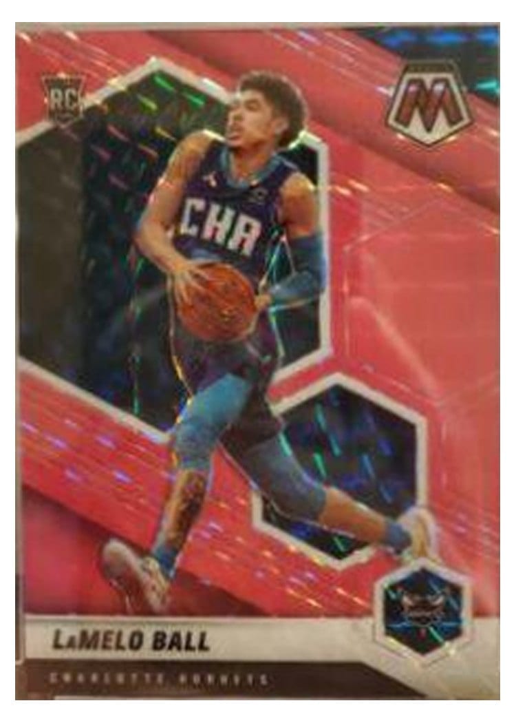 2020 Panini Mosaic LaMelo Ball #202 card