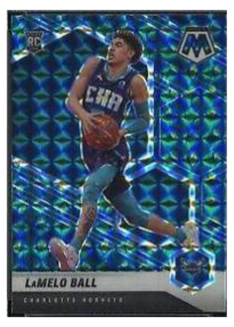 2020 Panini Mosaic LaMelo Ball #202 card