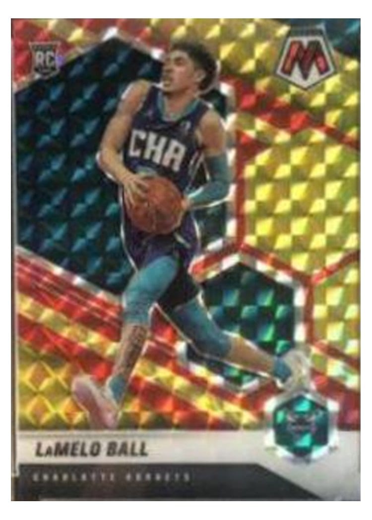 2020 Panini Mosaic LaMelo Ball #202 card