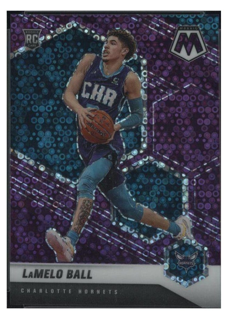 2020 Panini Mosaic LaMelo Ball #202 card