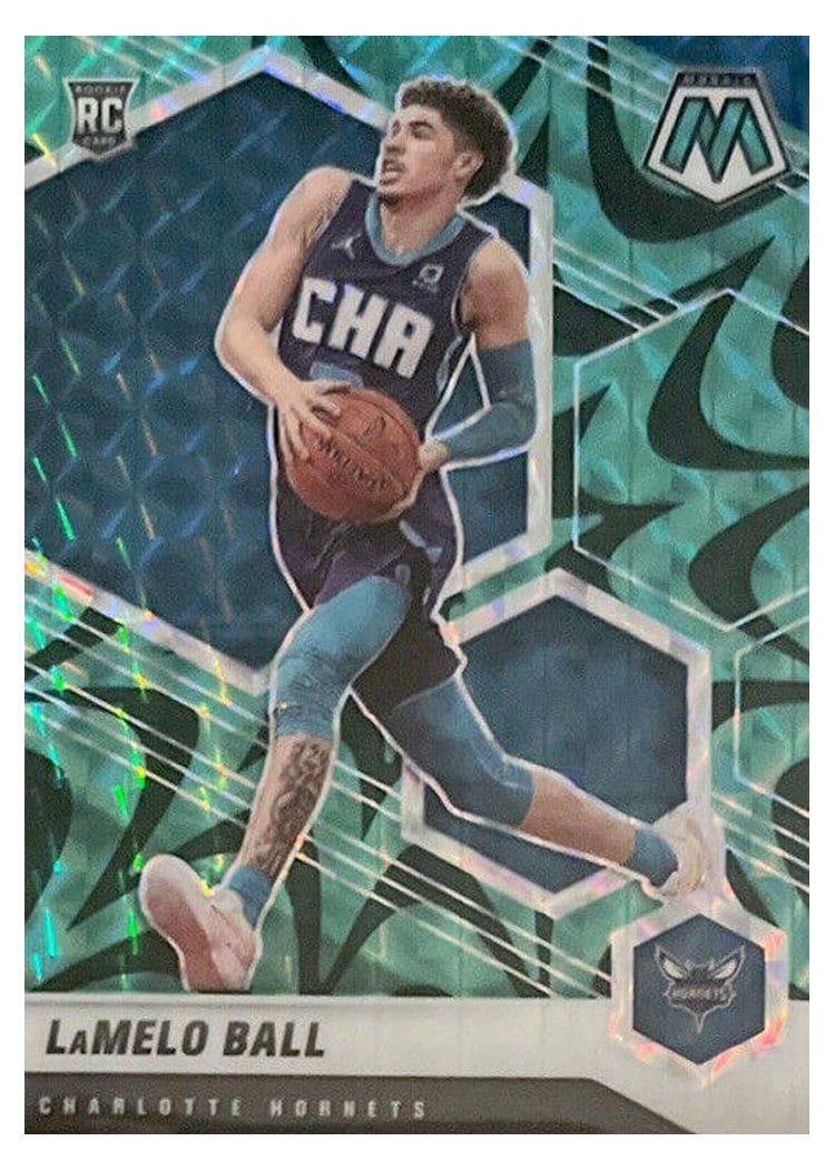2020 Panini Mosaic LaMelo Ball #202 card