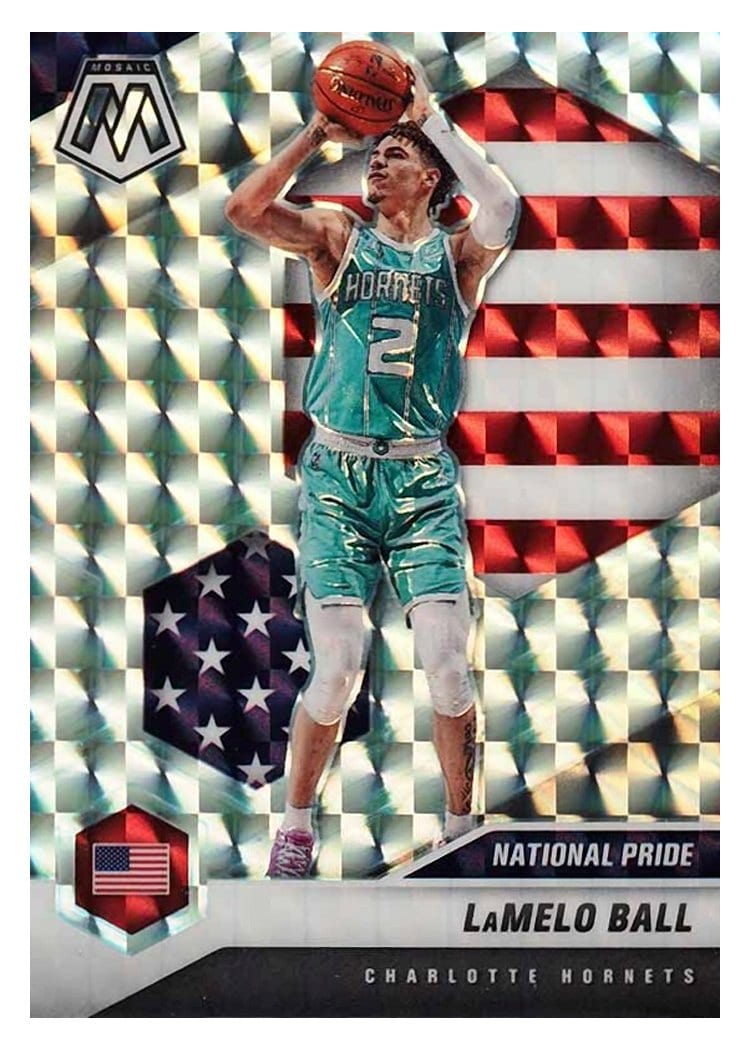 2020 Panini Mosaic LaMelo Ball #257 card