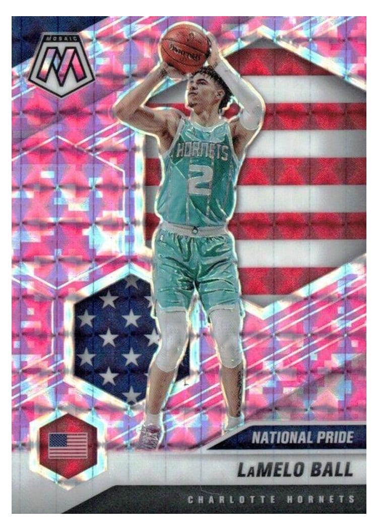 2020 Panini Mosaic LaMelo Ball #257 card