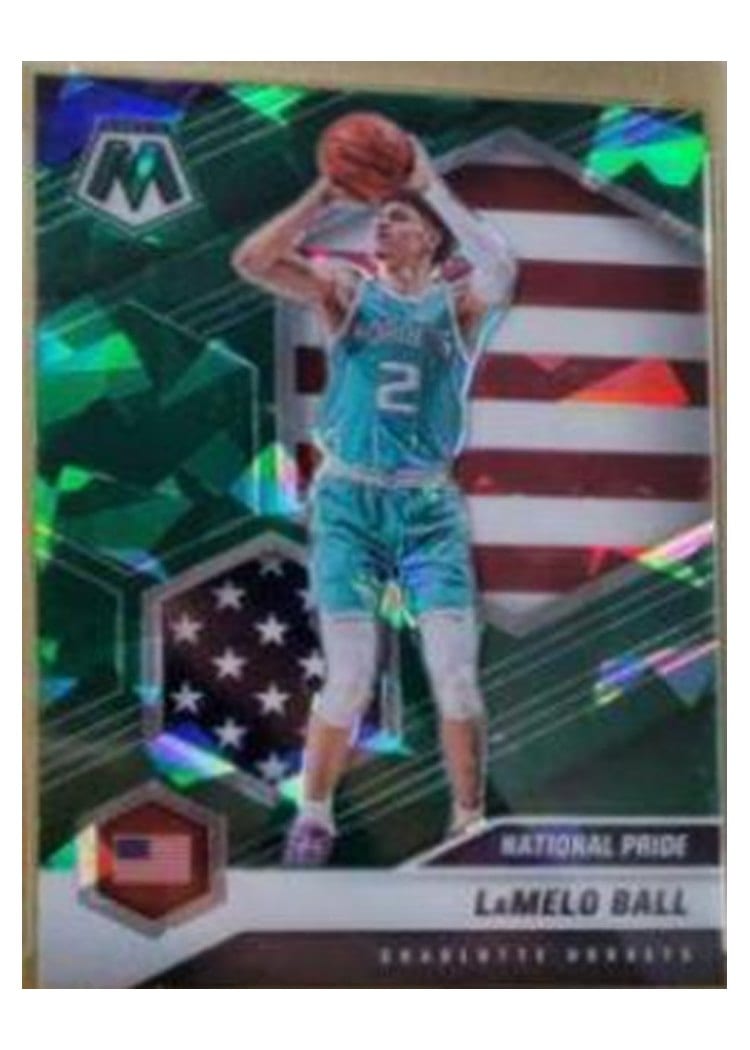 2020 Panini Mosaic LaMelo Ball #257 card