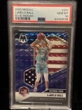 2020 Panini Mosaic LaMelo Ball #257 card