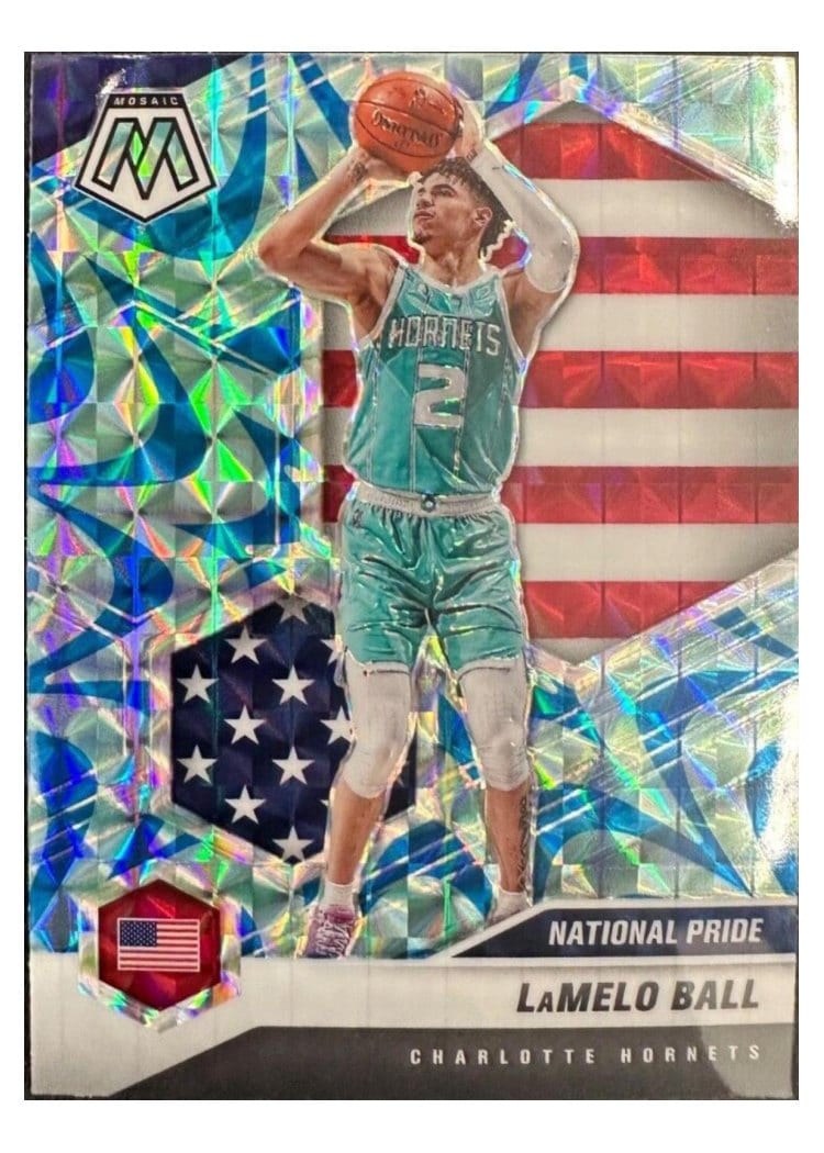 2020 Panini Mosaic LaMelo Ball #257 card
