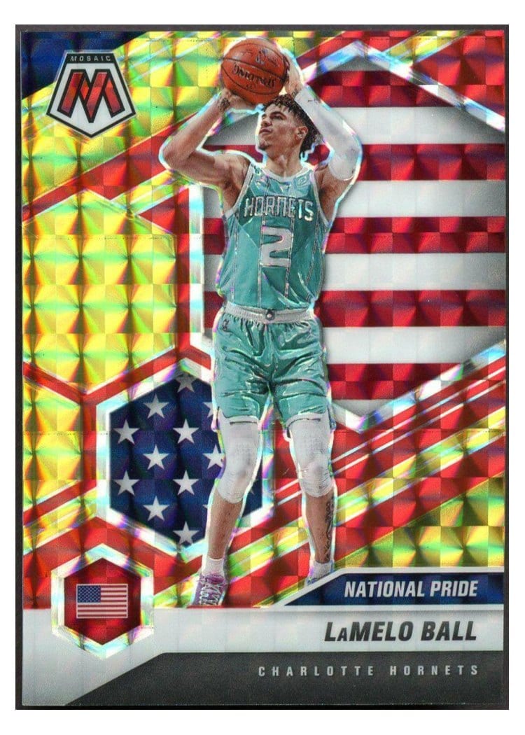 2020 Panini Mosaic LaMelo Ball #257 card