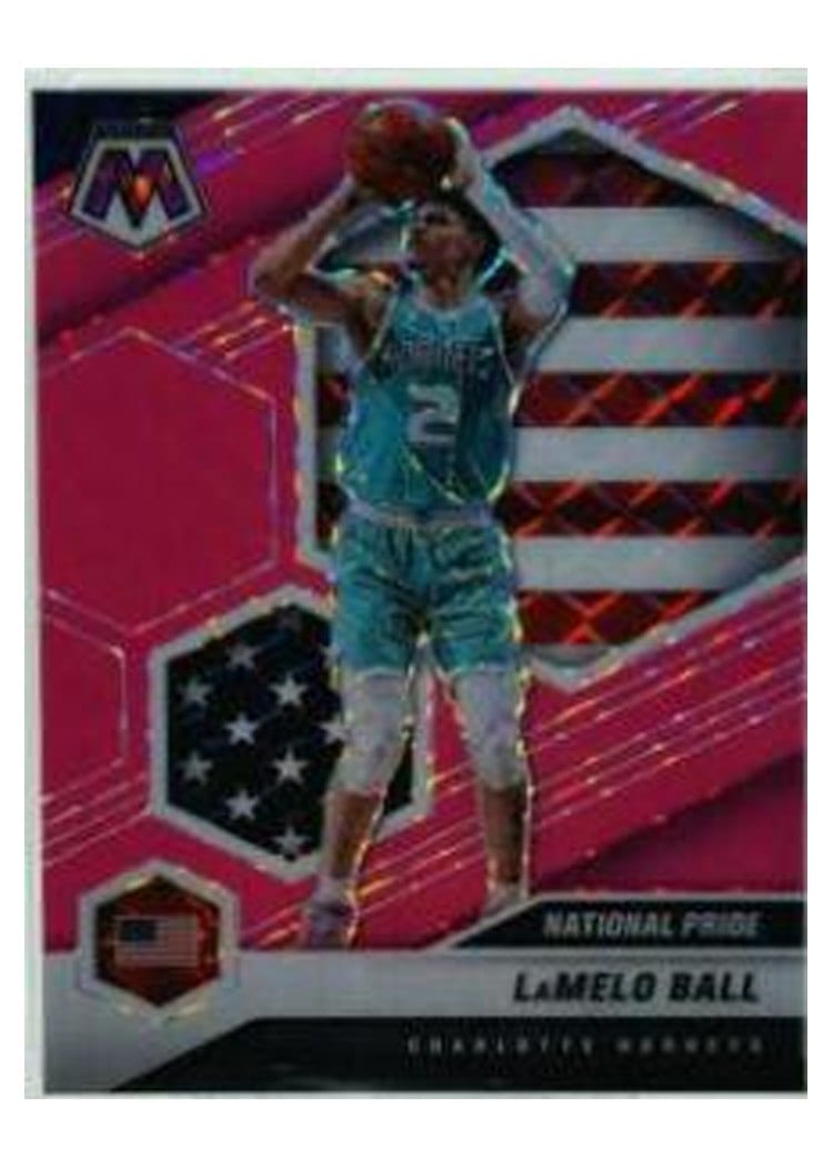 2020 Panini Mosaic LaMelo Ball #257 card