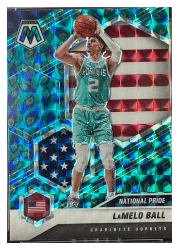 2020 Panini Mosaic LaMelo Ball #257 card