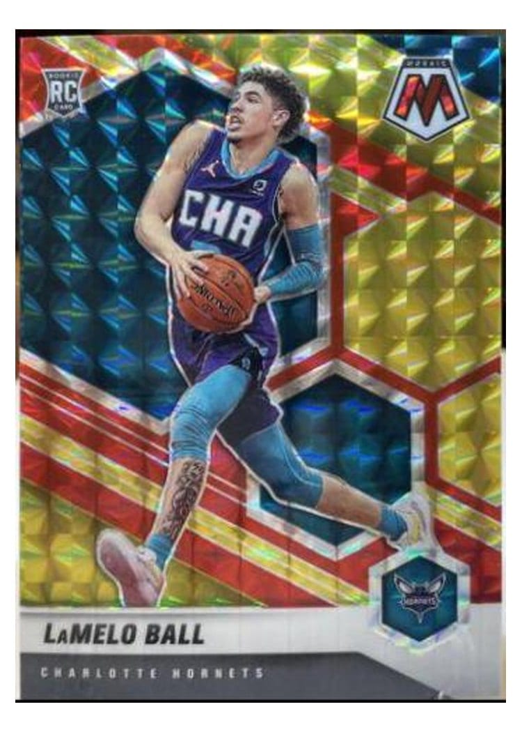 2020 Panini Mosaic LaMelo Ball #257 card