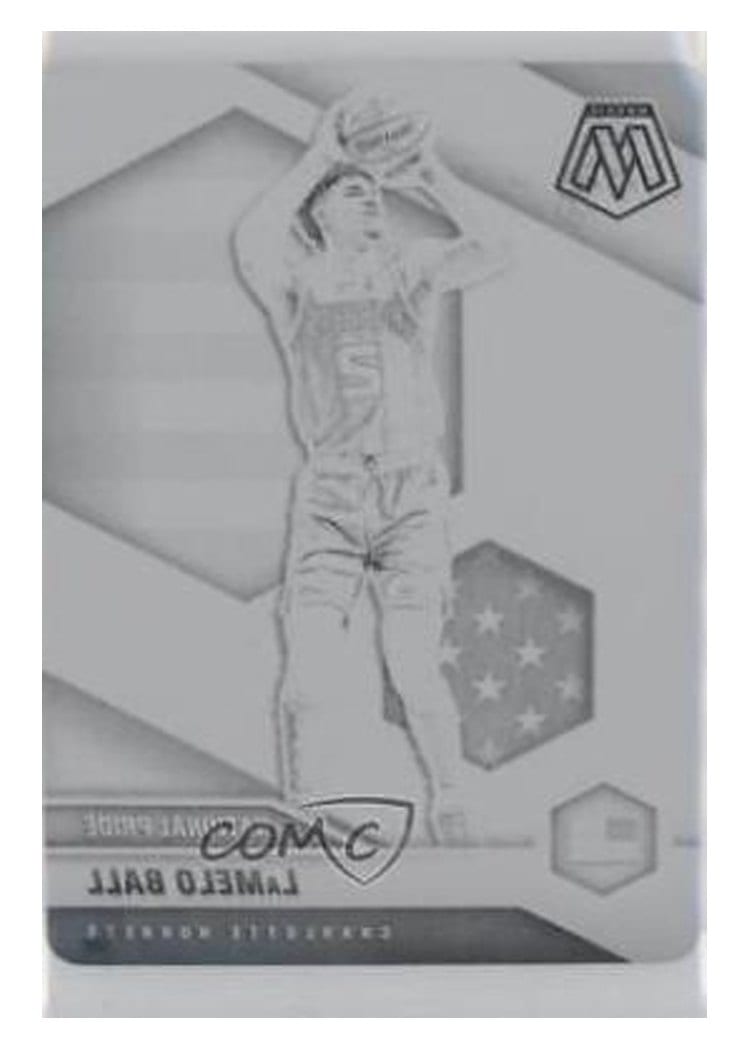 2020 Panini Mosaic LaMelo Ball #257 card