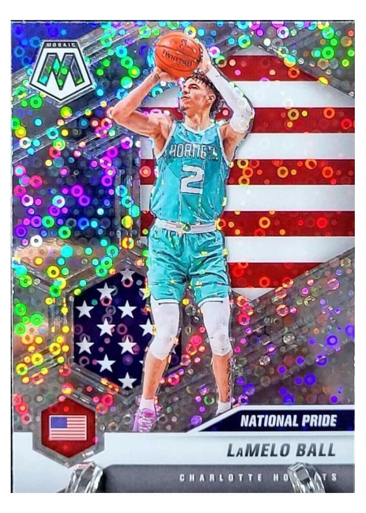 2020 Panini Mosaic LaMelo Ball #257 card
