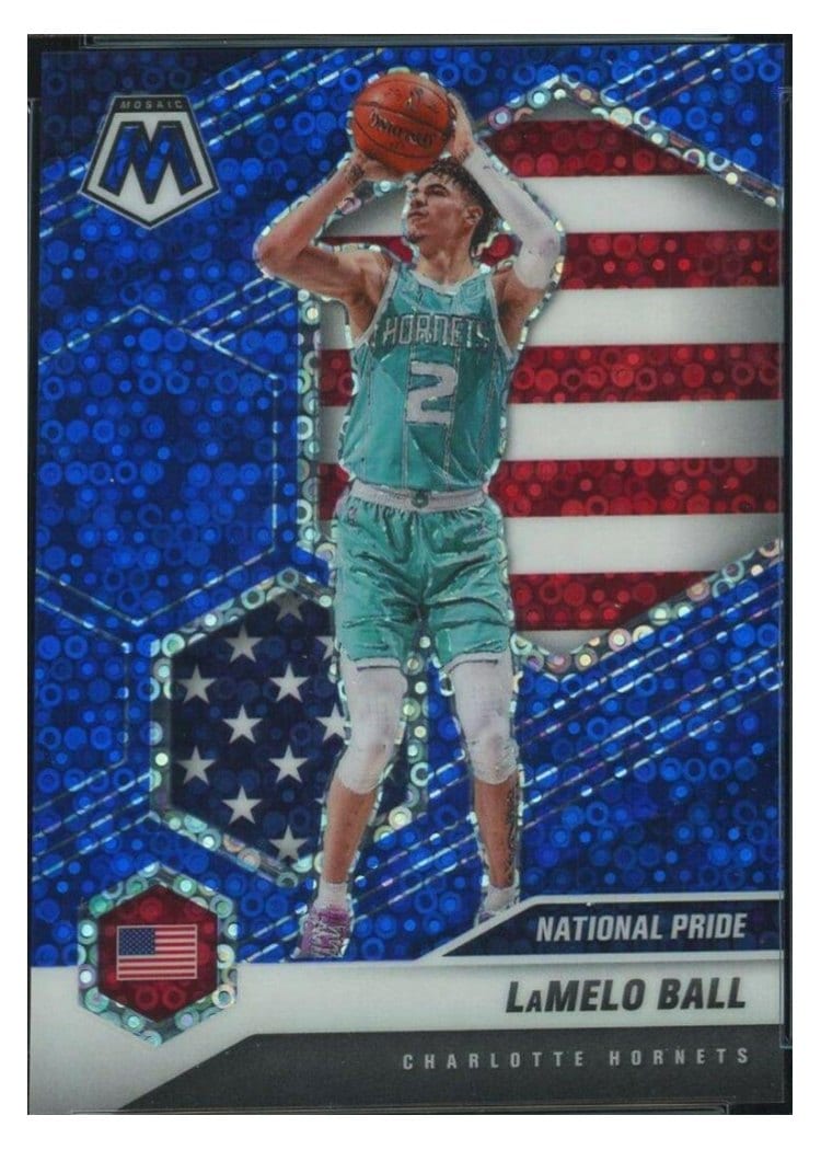 2020 Panini Mosaic LaMelo Ball #257 card