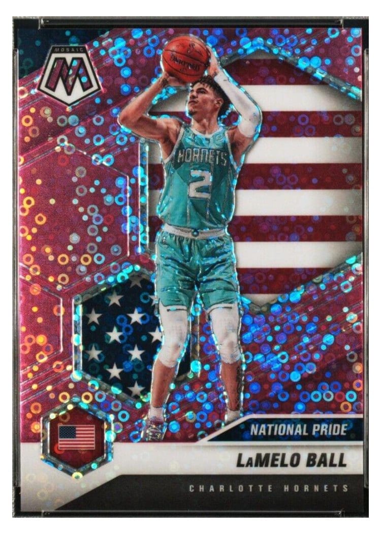 2020 Panini Mosaic LaMelo Ball #257 card