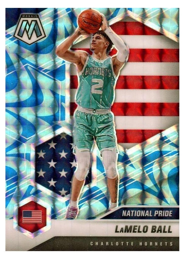 2020 Panini Mosaic LaMelo Ball #257 card