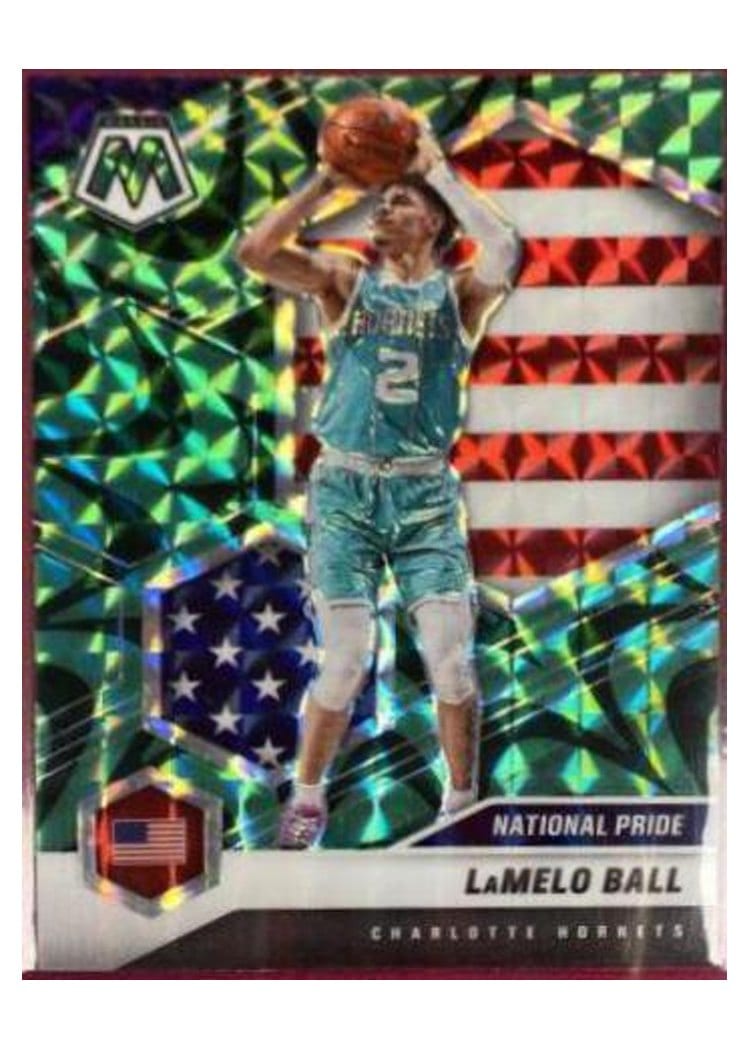 2020 Panini Mosaic LaMelo Ball #257 card