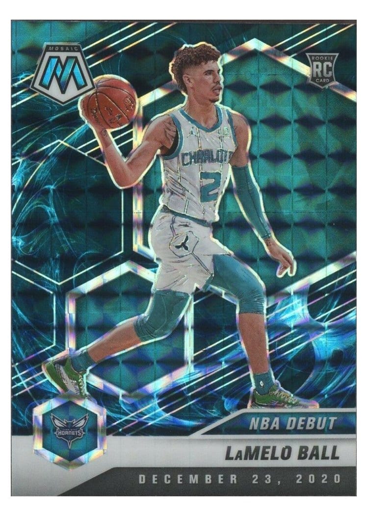 2020 Panini Mosaic LaMelo Ball #262 card